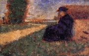 Georges Seurat Personality in the Landscape oil on canvas